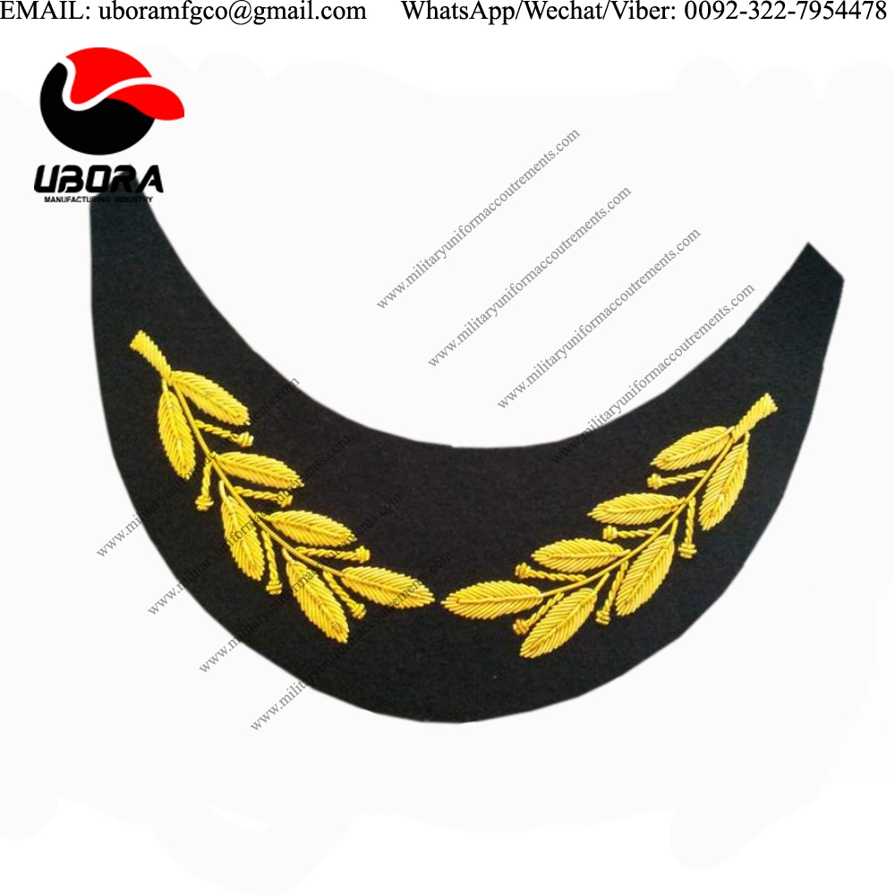 Gold Cap Visors for Military Cap, for Marching Band Cap, for officer Cap